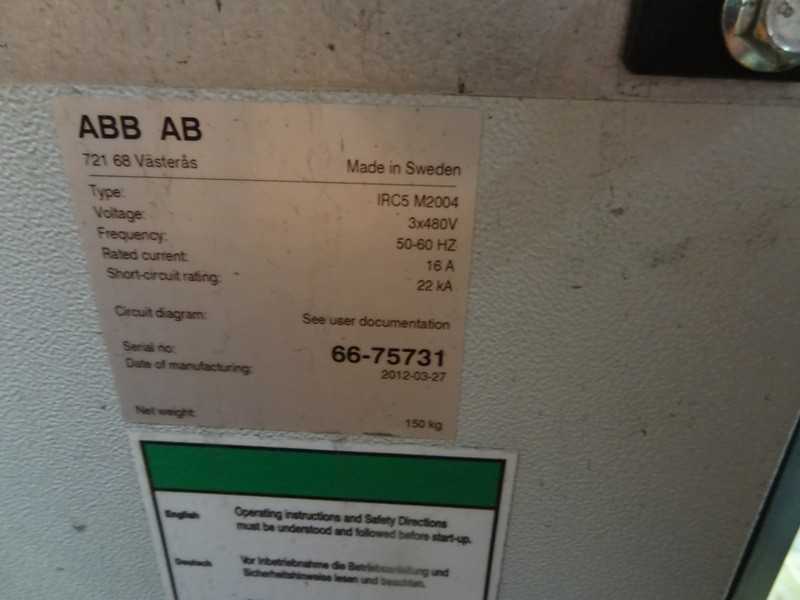 ABB ROBOT IRB 6640-205/2.75 WITH IRC 5 CONTROLS, CABLES & TEACH - INDUSTRIAL ROBOTS