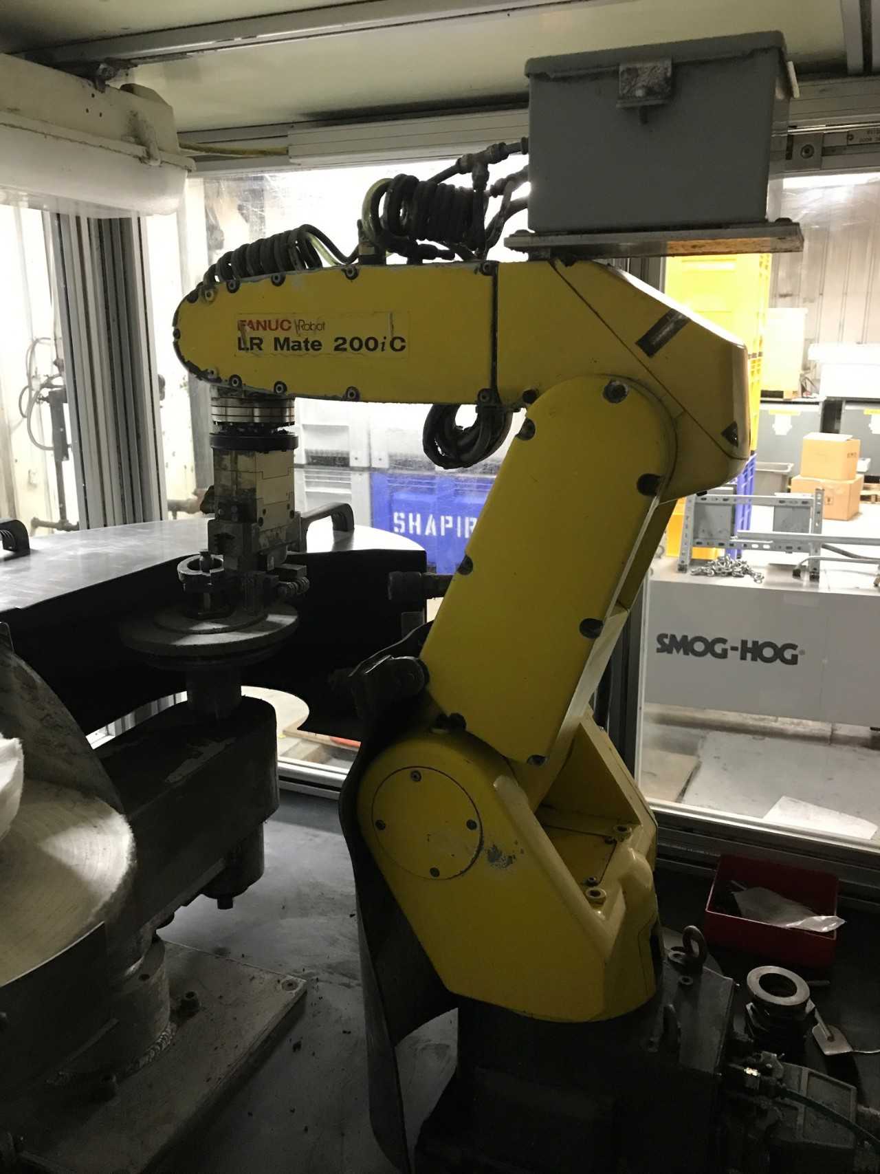 ACME POLISHING CELL WITH LR MATE 200iC ROBOT R30iA, SN 30076, ROBOT SN F85454 - INDUSTRIAL ROBOTS