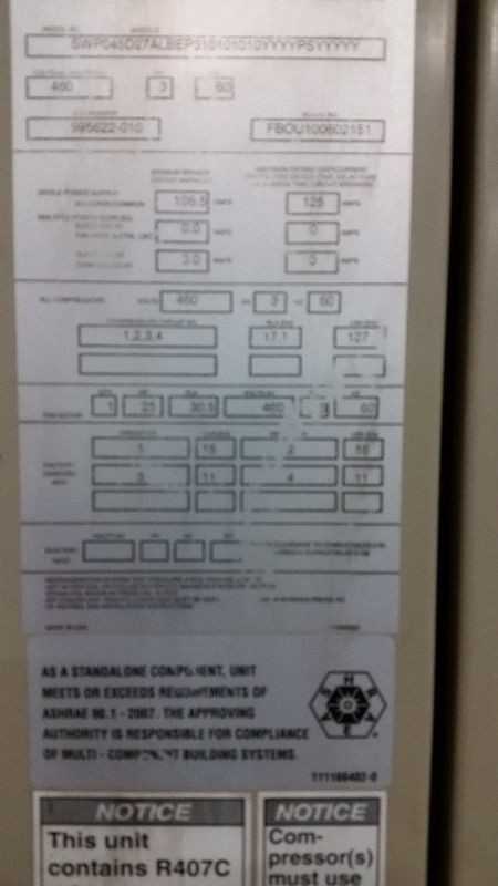 McQuay Chiller / Air Conditioner Unit  45 Ton Capacity - AIR CONDITIONER