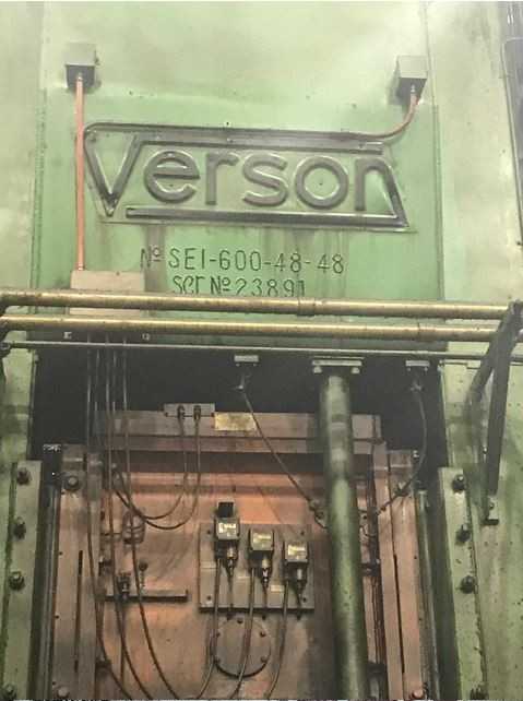 VERSON 600 TON SSSC PRESS MODEL SE1-600-48-48 - PRESSES
