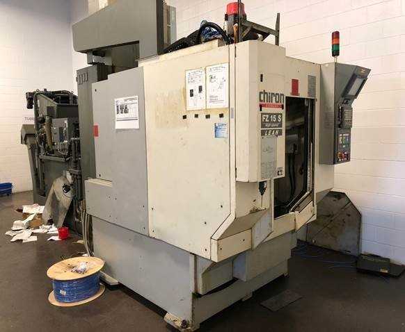 CHIRON MODEL FZ 15S/W HIGH SPEED VMC - CNC MACHINING CENTERS CHIRON MODEL FZ 15S/W HIGH SPEED VMC - CNC MACHINING CENTERS