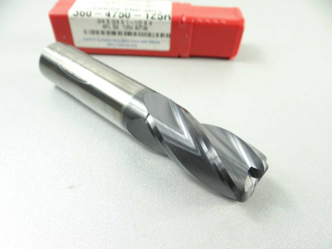 NEW HTC Solid Carbide Altin Coated Corner Radius End Mill - MACHINING ACCESSORIES & TOOLING