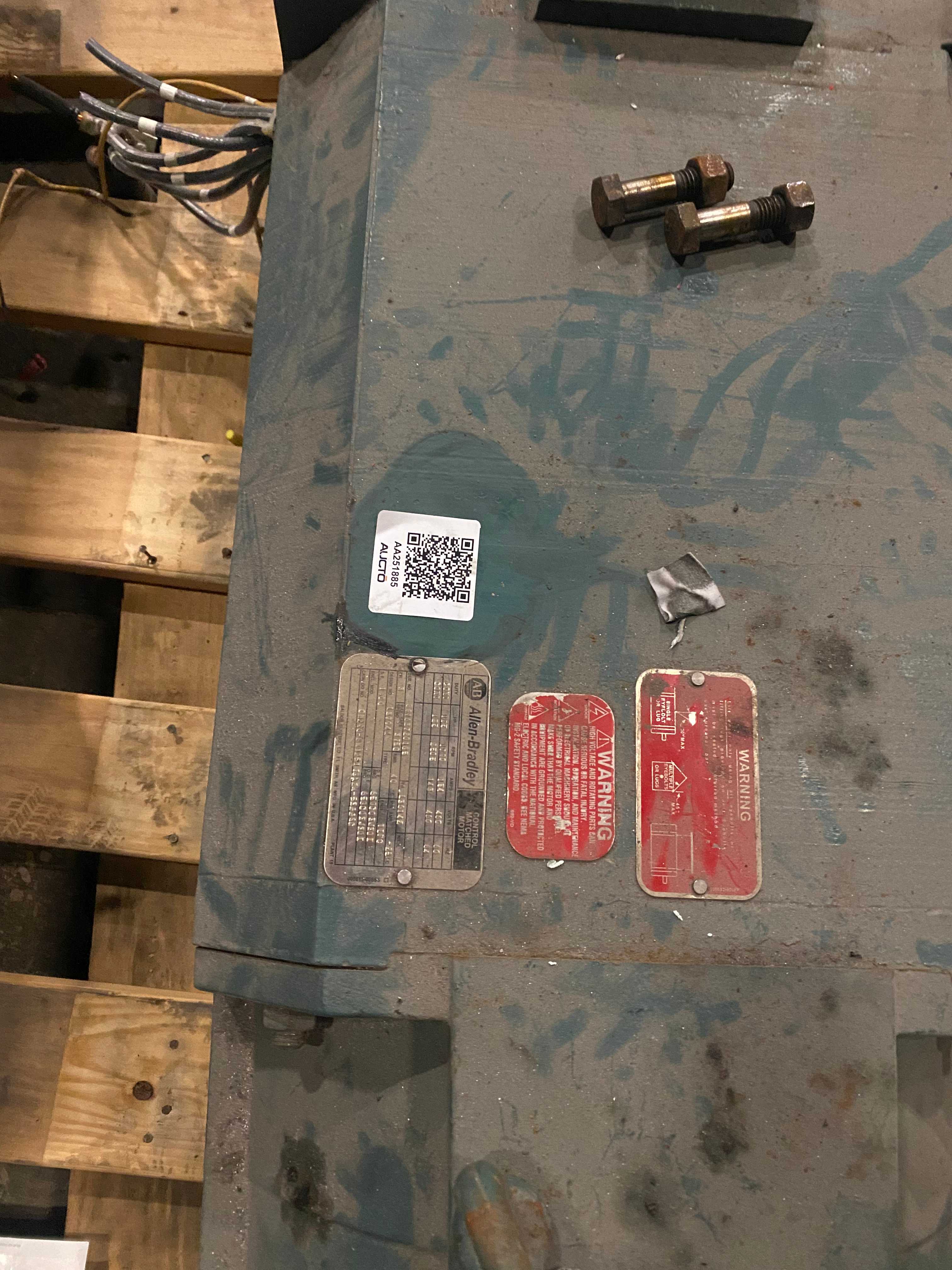 QTY 2- ALLEN BRADLEY DC MOTORS - DC MOTOR