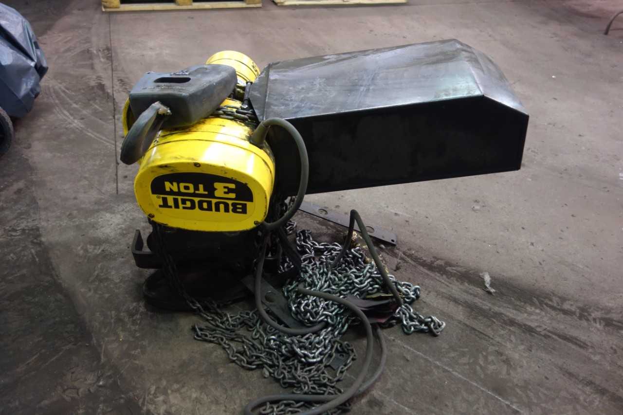 BUDGIT BEH0305 3 TON ELECTRIC CHAIN HOIST - LIFTING EQUIPMENT