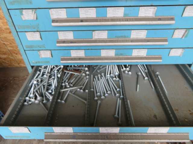 (11) Drawer Cabinet with contents - MISCELLANEOUS