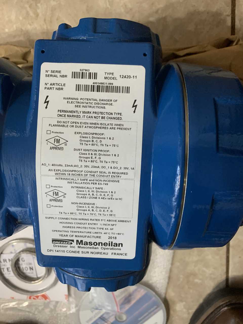 New 2018 Dresser Masoneilan 12420-11 Digital Level Transmitter - INSTRUMENTATION