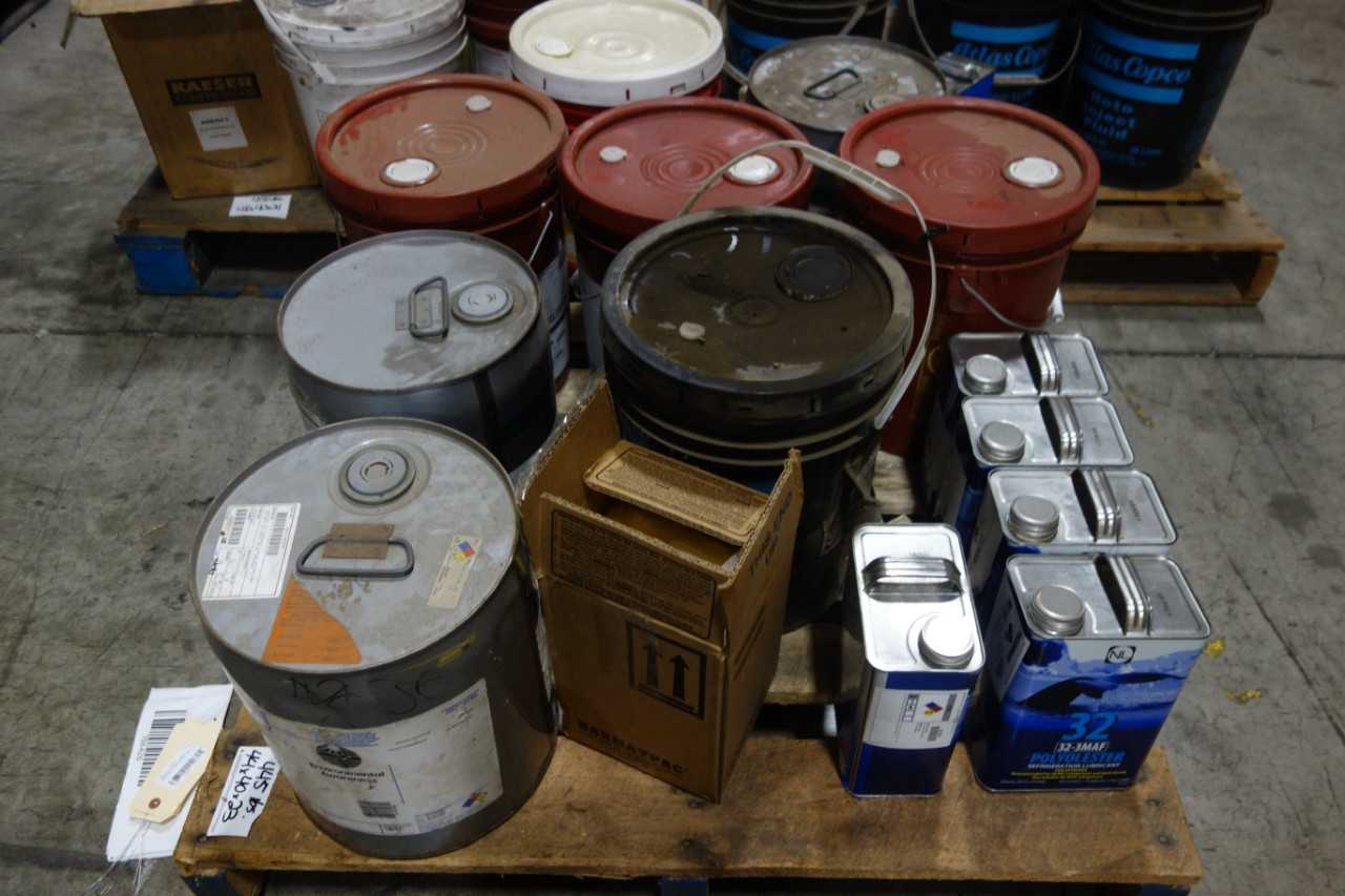 3 PALLETS OF OF LUBRICANTS, SEALANTS - HAND TOOLS