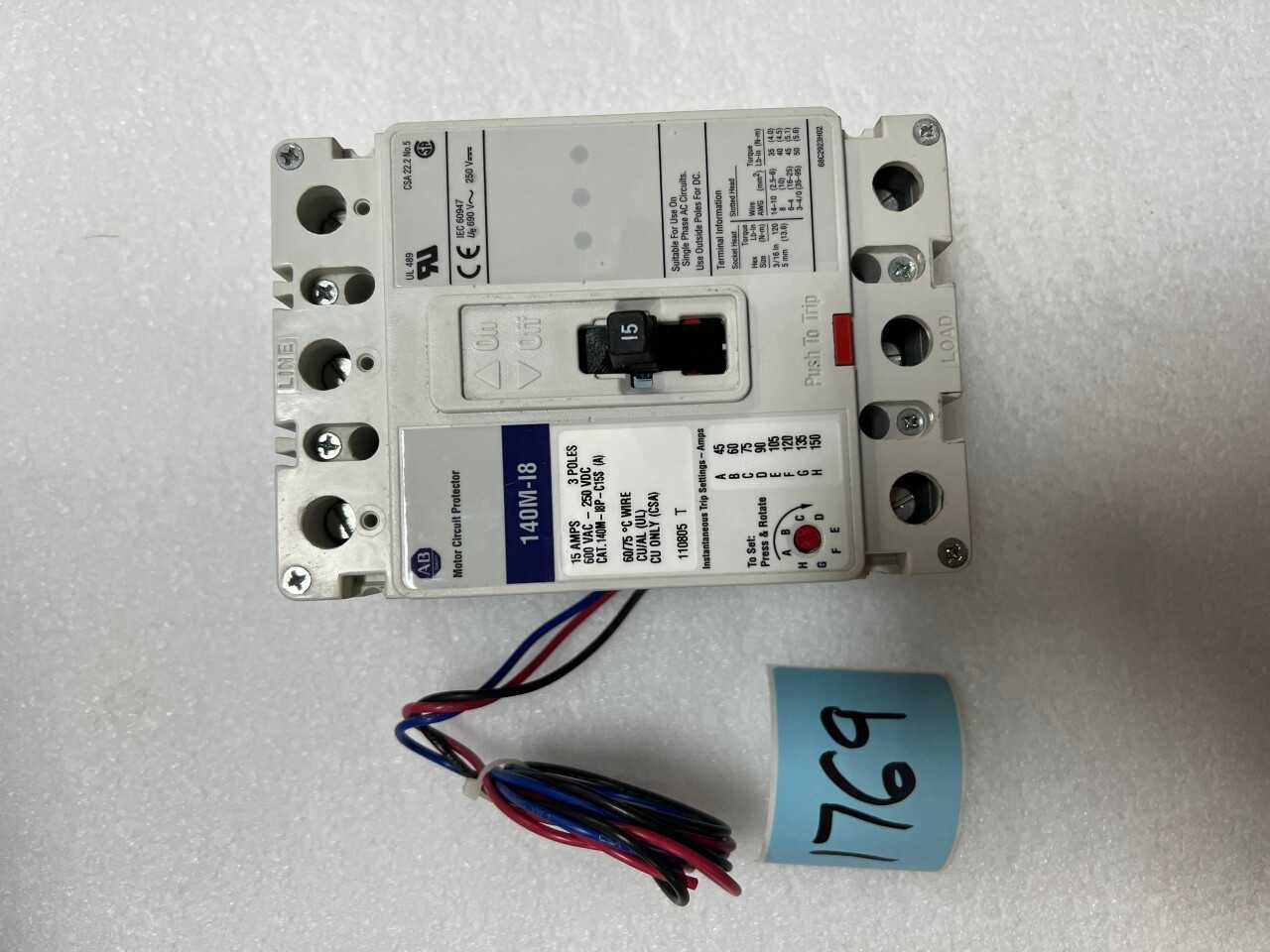 Allen Bradley circuit breakers - CIRCUIT BREAKERS