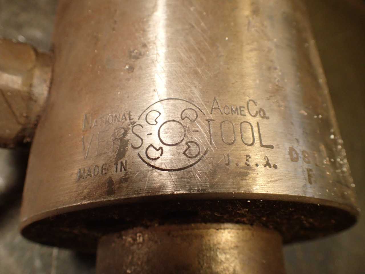 National ACME Vers-O-Tool DSD 1-5/8 Threading Die Head: 1-1/2" Shank - HOLEMAKING TOOLS