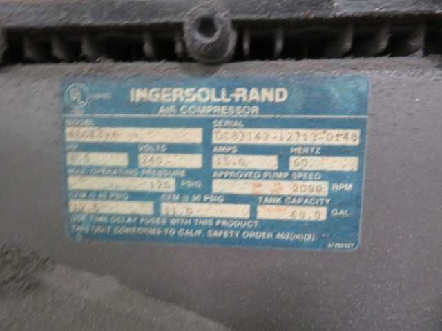 Ingersoll Rand, Change Air Pro Air Compressor - MISCELLANEOUS