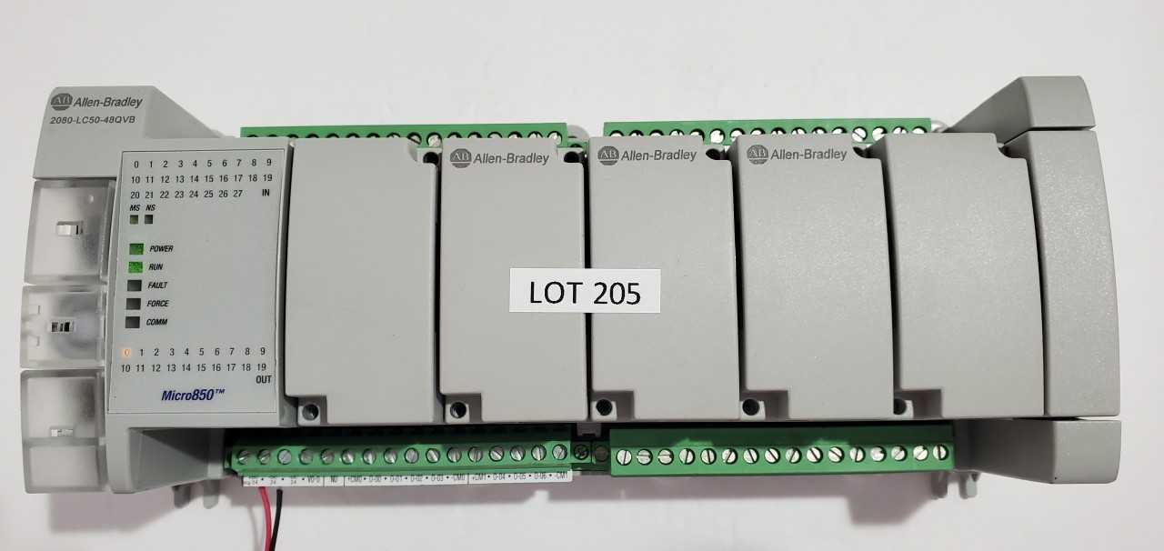 Allen Bradley Micro 850 2080-LC50-48QVB PLC - AUTOMATION & CONTROLS
