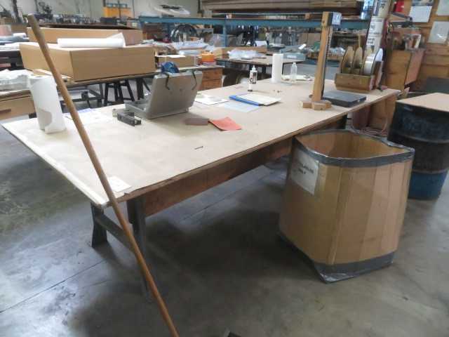118" x 48" Work Table, no contents - MISCELLANEOUS