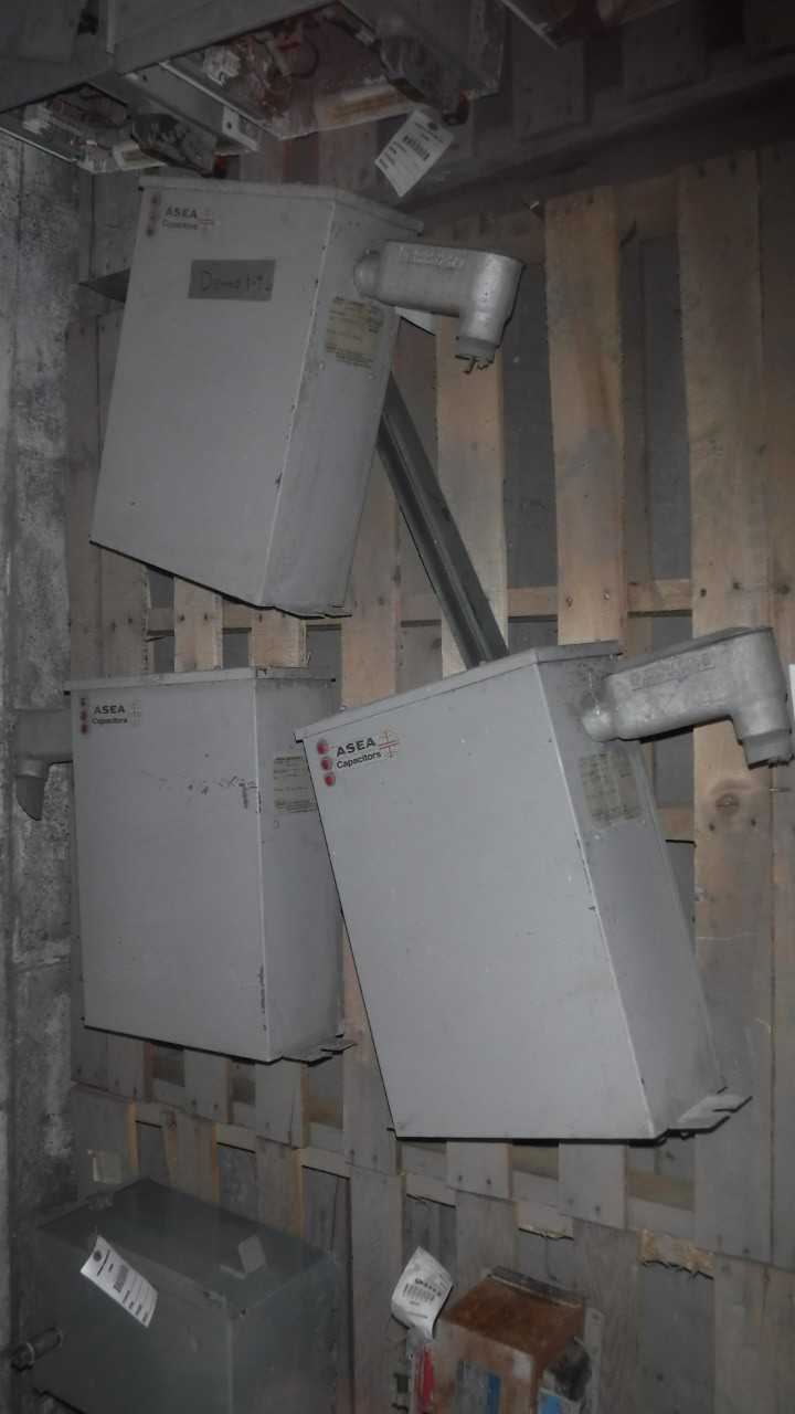 37 KVAR ASEA Capacitors 480 Volt - ELECTRICAL COMPONENTS