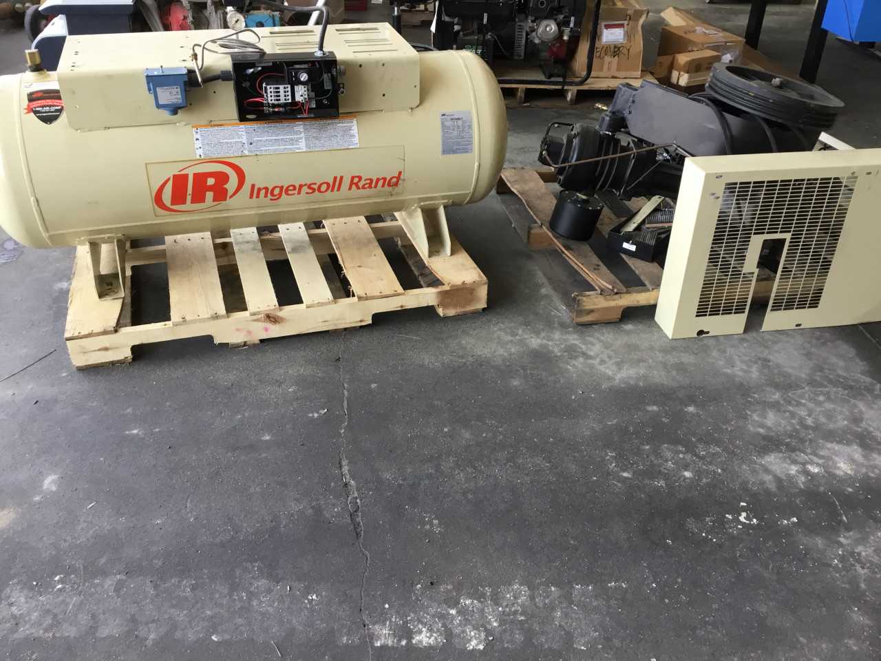Ingersoll Rand Compressor and Motor - AIR COMPRESSORS