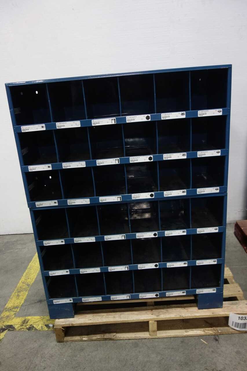2 PALLETS OF ASSORTED STORAGE CABINETS WITH CONTENTS - MATERIAL HANDLING