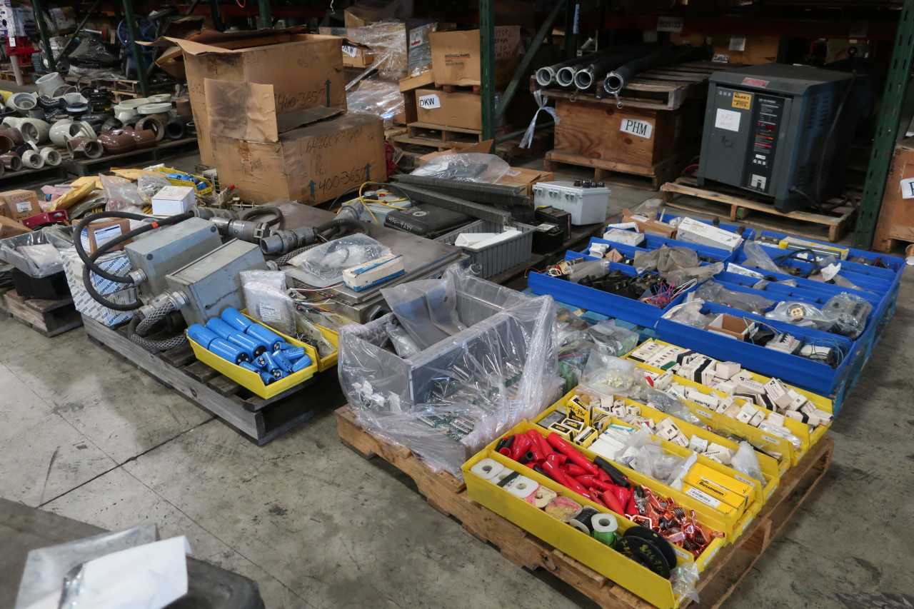 6 PALLETS OF ASSORTED ELECTRICAL SUPPLIES - ELECTRICAL COMPONENTS