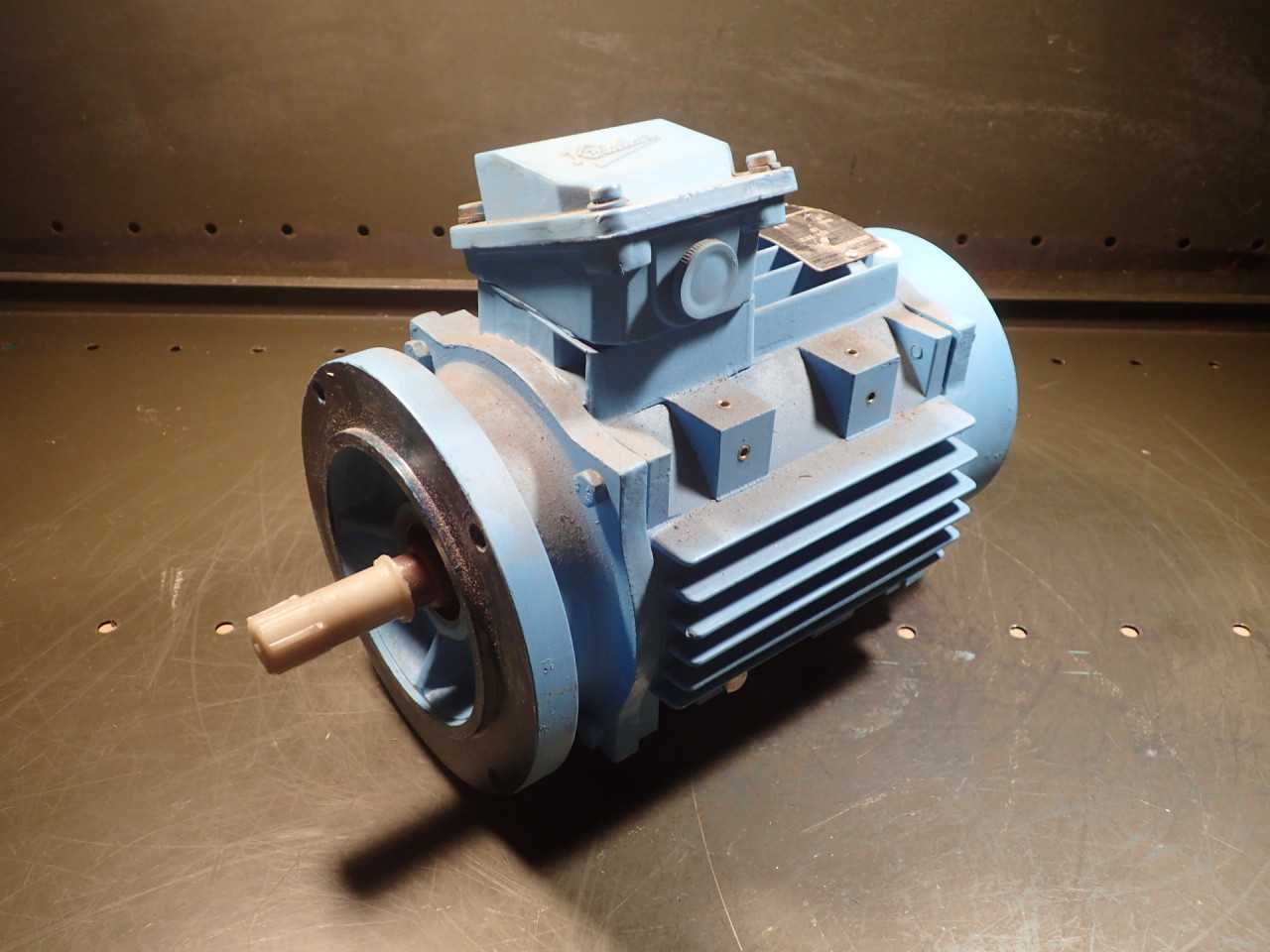 KEC Kirloskar Electric Motor: 0.75H4NV6S1W6 230/460V 3/4-HP 1710-RPM fr. 56C NOS - ELECTRIC MOTORS