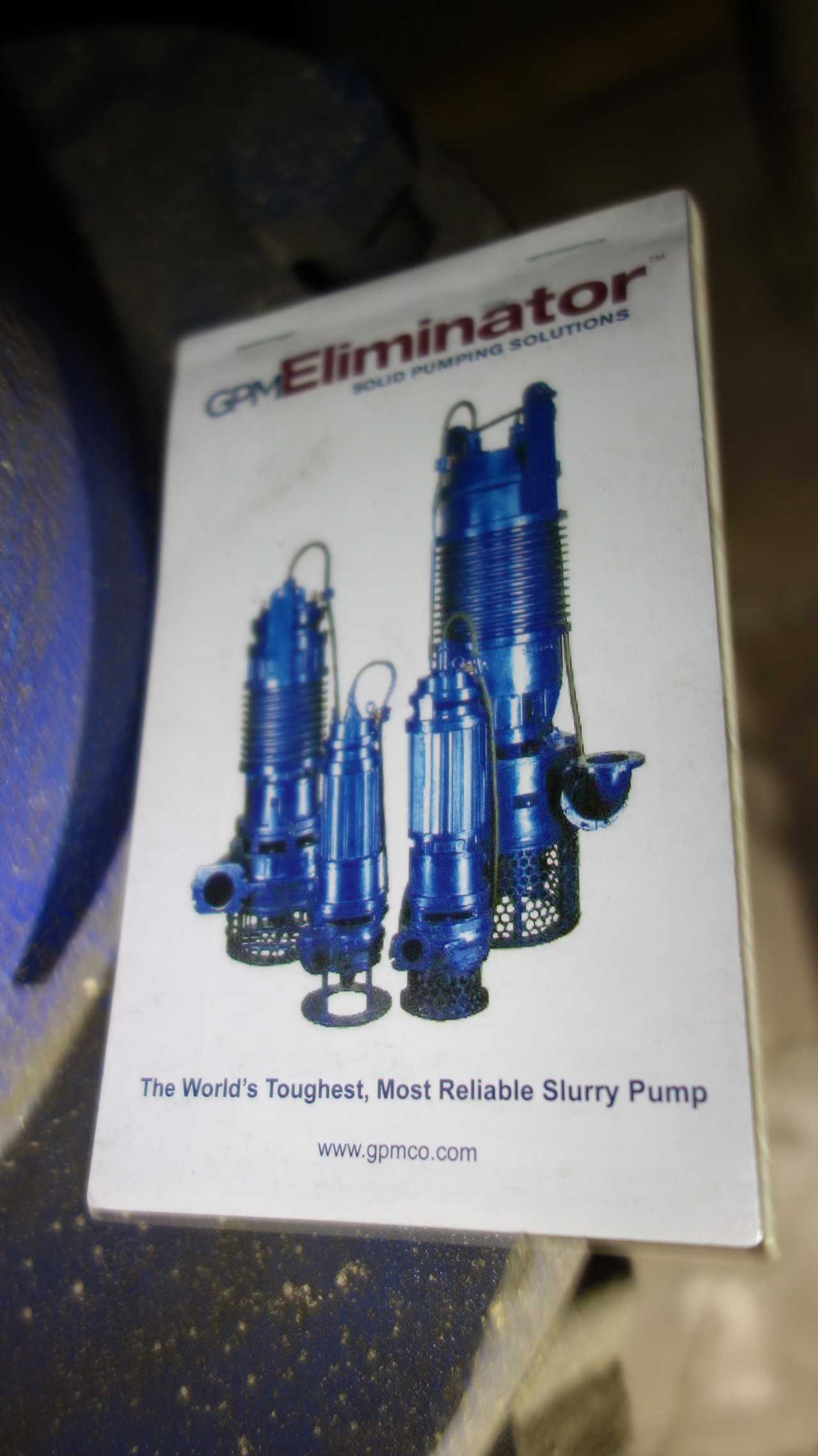 GPM SB1H2S100 100HP 2200GPM ELIMINATOR SLURRY PUMP - PUMPS