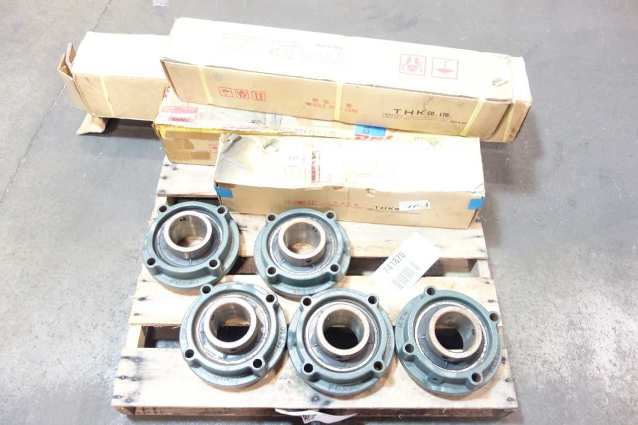 1 PALLET OF ASSORTED BEARINGS- NTN, THK - BEARINGS