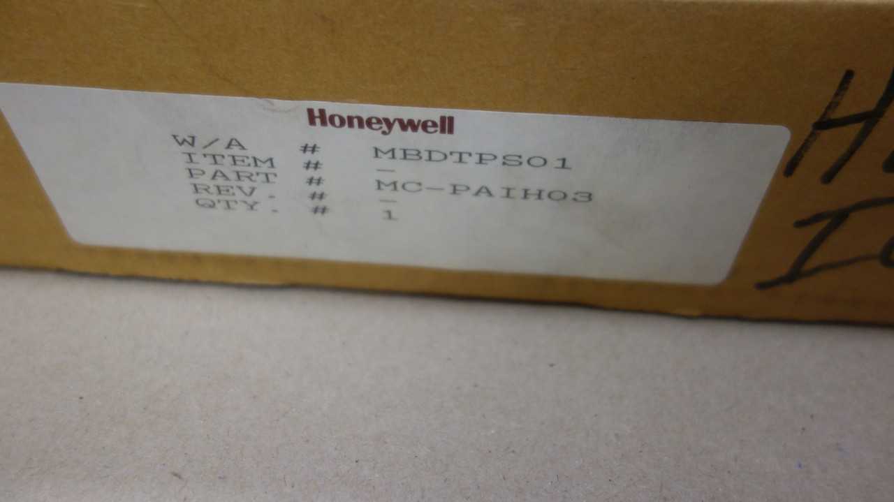 HONEYWELL MC-PAIH03 HIGH LEVEL INPUT PROCESSOR MODULE - AUTOMATION & CONTROLS