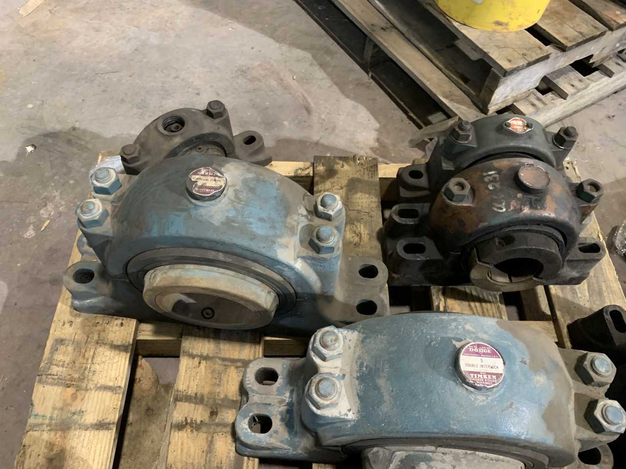 PALLET OF VARIOUS DODGE PILLOW BLOCK BEARINGS - BEARINGS