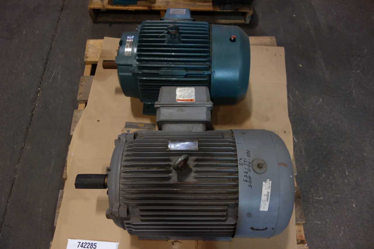 1 PALLET OF BALDOR SUPER-E XEX 30HP AC ELECTRIC MOTOR, GENERAL ELECTRIC 40HP AC MOTOR - ELECTRIC MOTORS