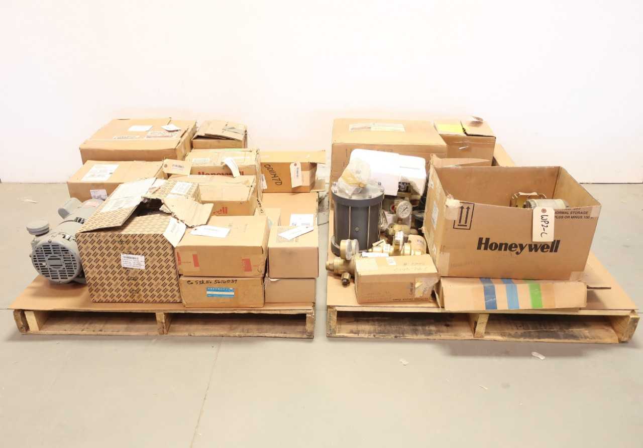 2 PALLETS OF MISCELLANEOUS TRANSMITTER, ELECTRIC MOTOR, GAUGES - ELECTRIC MOTORS