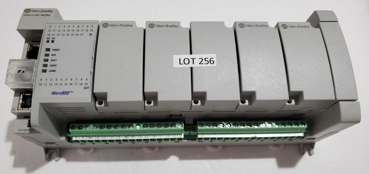 Allen Bradley Micro 850  2080-LC50-48QBB PLC - AUTOMATION & CONTROLS