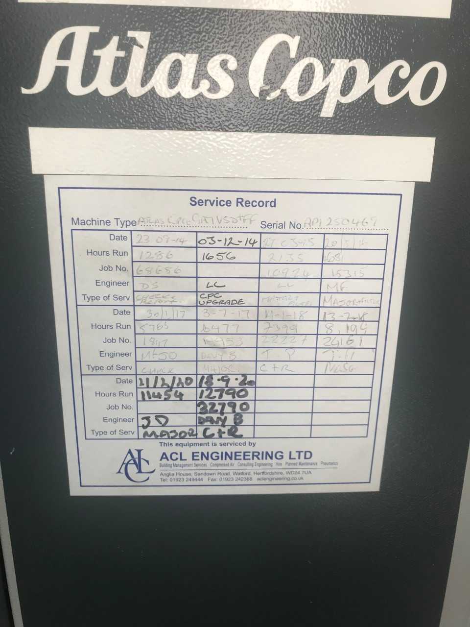 Atlas Copco - Air Compressor - AIR COMPRESSORS