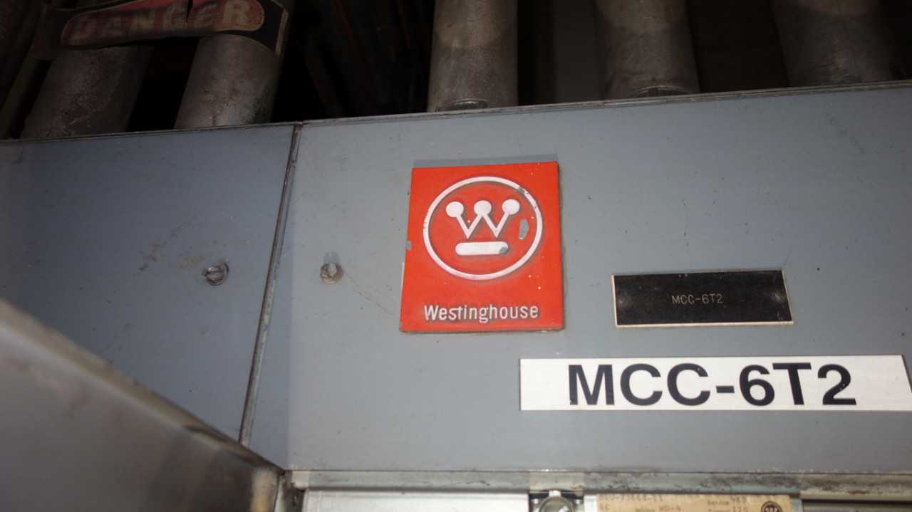 X8 VERTICAL SECTIONS OF WESTINGHOUSE MCC BUCKETS - MOTOR CONTROL CENTERS