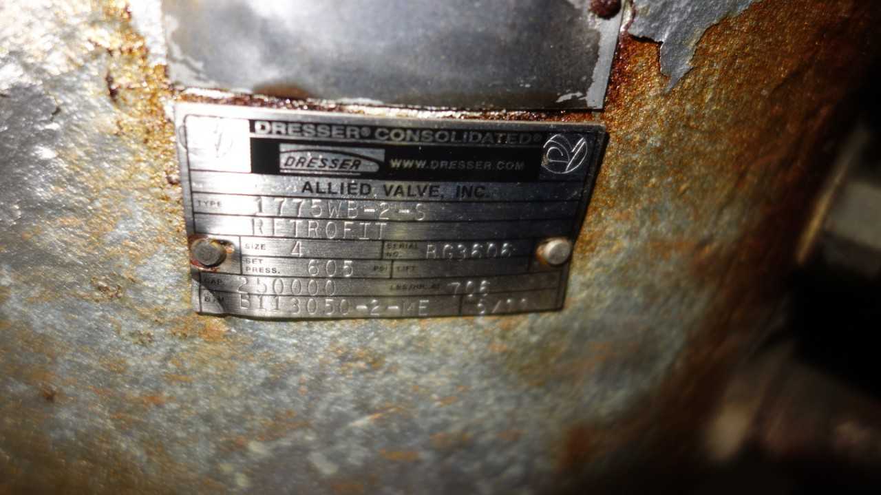 LOT OF 3 CONSOLIDATED 1775WB-2-6 4 IN STEEL RELIEF VALVE - RELIEF VALVE