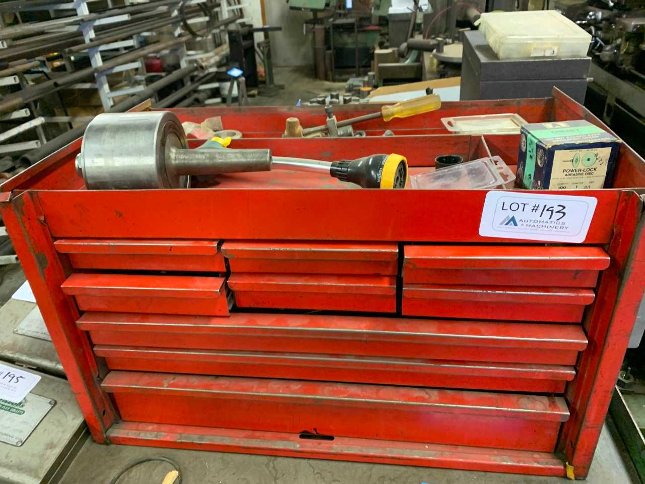 Tool Box w/ Contents - TOOL STORAGE