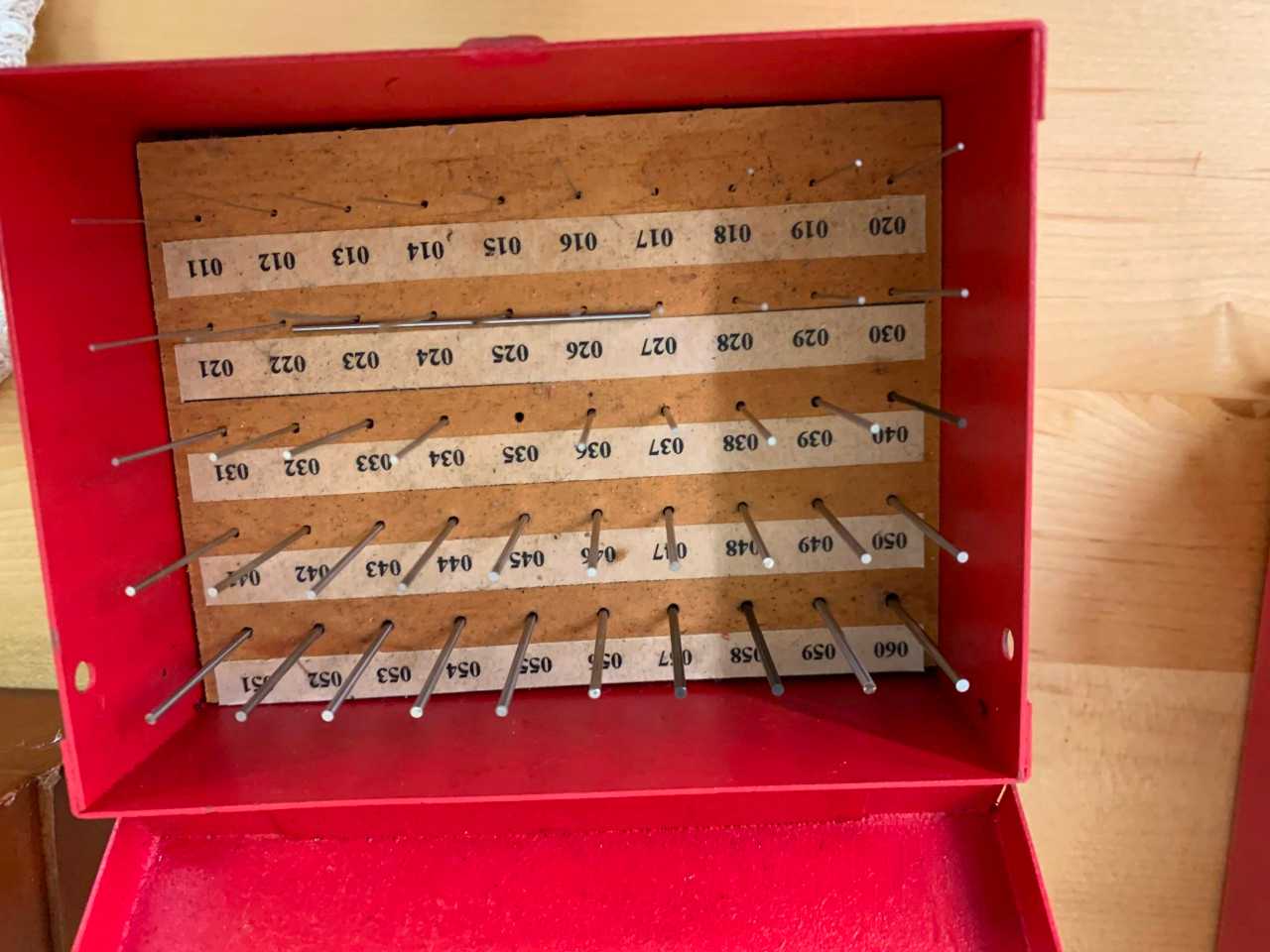 Van Keuren Pin Gage Set - ELECTRIC POWER TOOLS