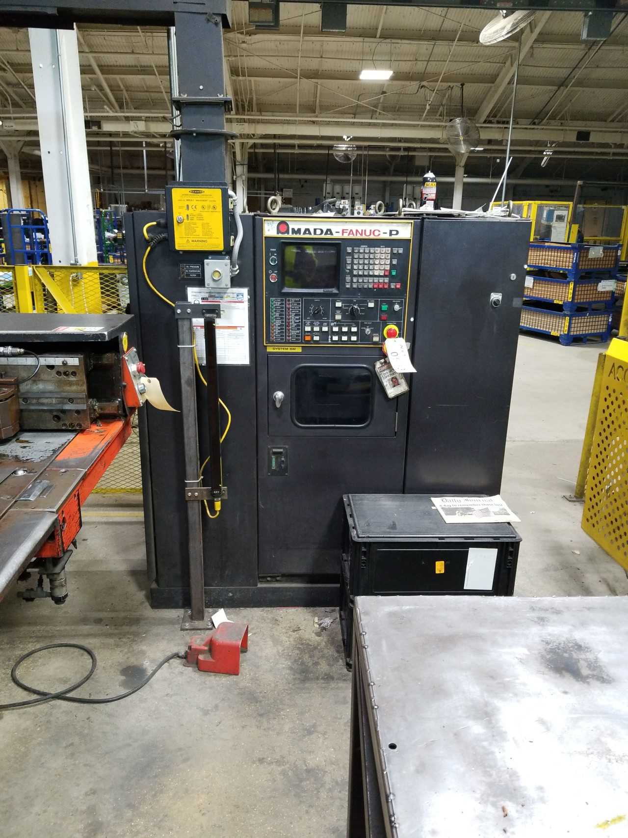 Amada PEGA-357 305072 CNC Turret Punch Press with AMADA-FANUC-P Controller( need part to repair multi station tool) - PUNCHING MACHINES