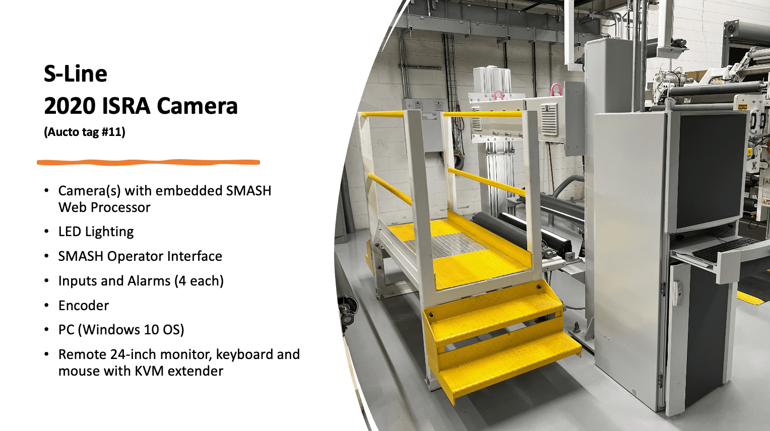 2020 ISRA VISION CAMERA (S) WITH EMBEDDED SMASH WEB PROCESSOR - ELECTRICAL COMPONENTS