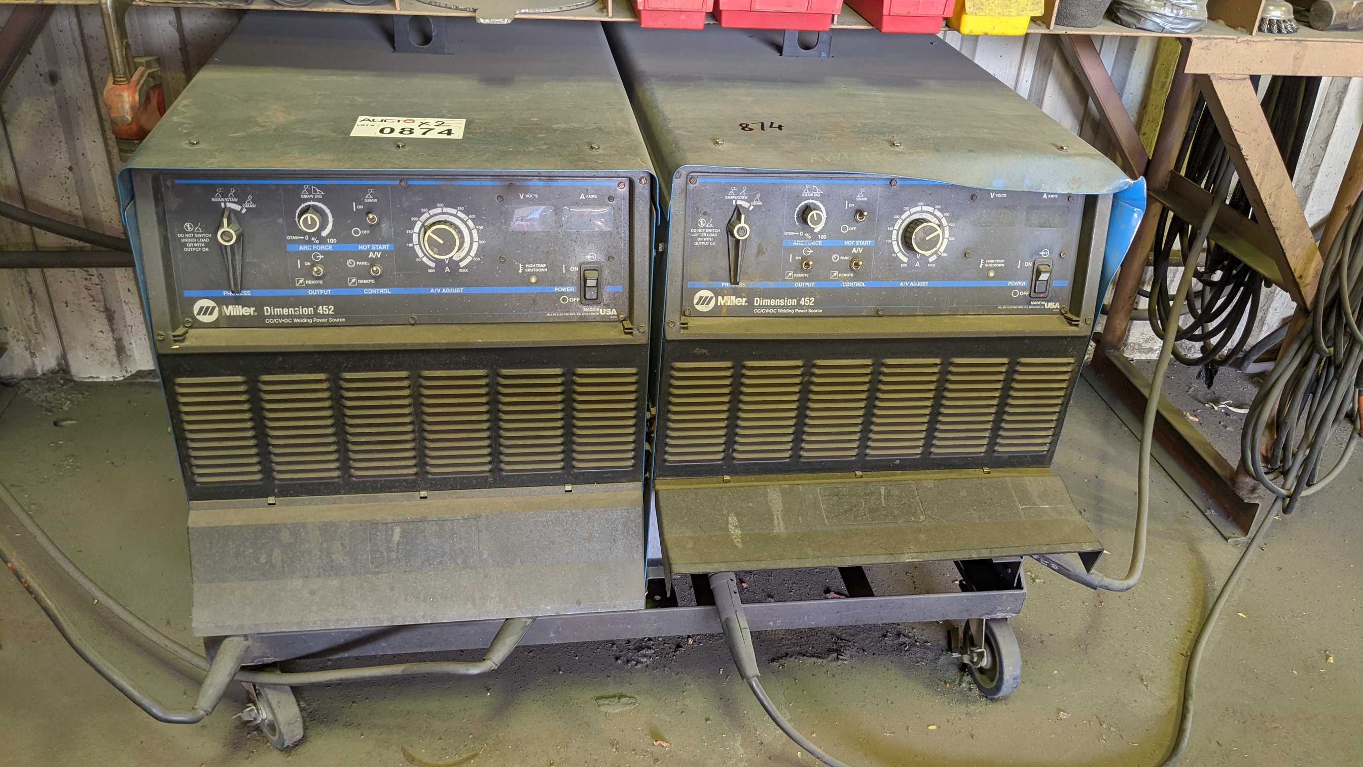 LOT OF 2 WELDERS - WELDING EQUIPMENT LOT OF 2 WELDERS - WELDING EQUIPMENT