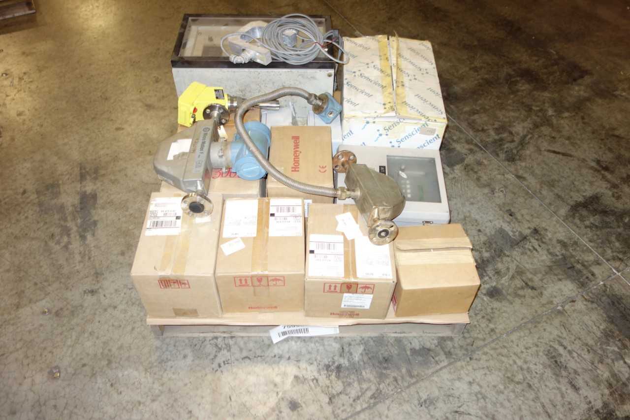 1 PALLET OF ASSORTED TEST EQUIPMENT, FLOW METERS, PRESSURE TRANSMITTERS - INSTRUMENTATION