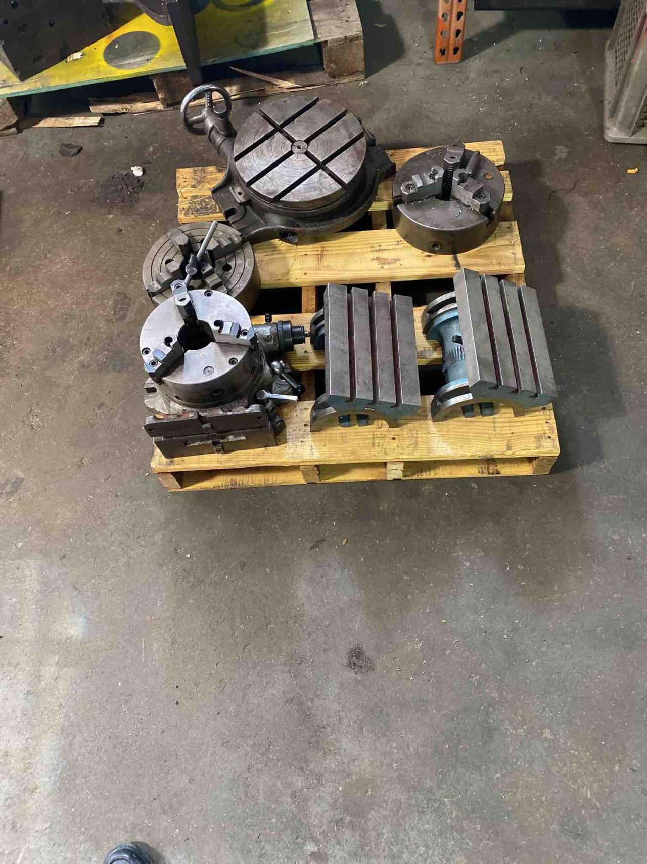 Chucks, rotary tables, angle plates - MACHINING ACCESSORIES & TOOLING