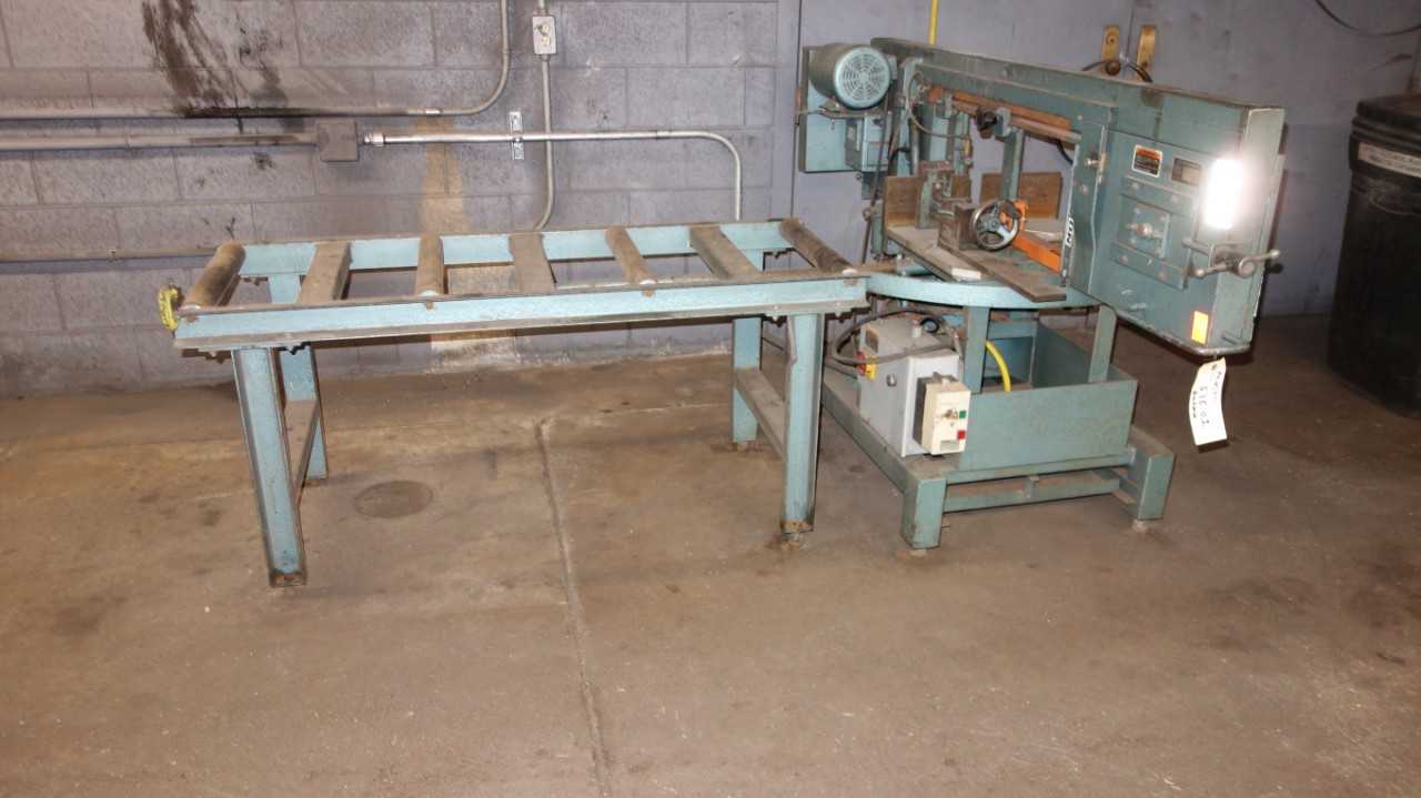 ELLIS MODEL 2000 MITRE BAND SAW, 11 IN CAPACITY, 12 FT BLADE, 208/230, 460V-AC 3PH - ELECTRIC POWER TOOLS
