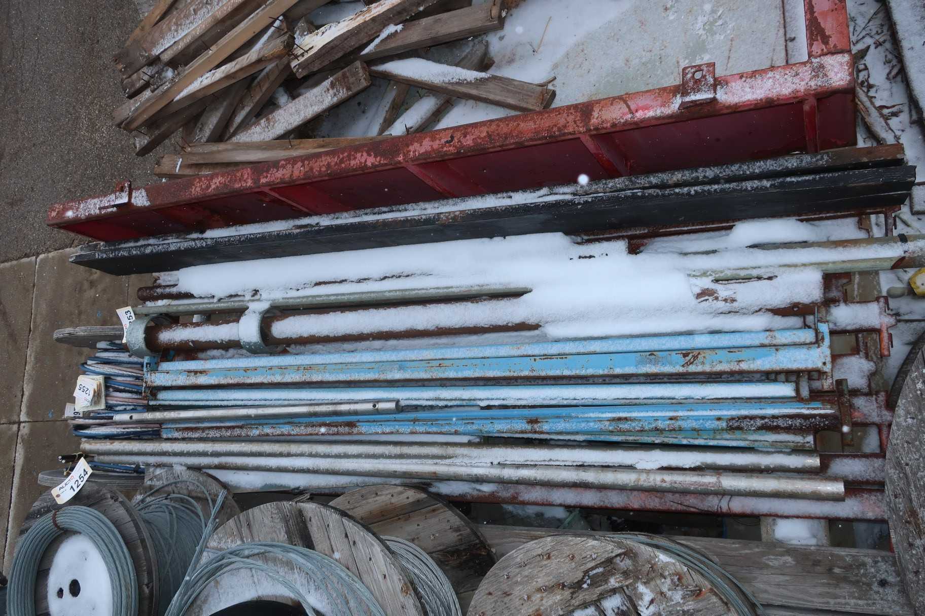 LOT OF ASSORTED STEEL - MISCELLANEOUS