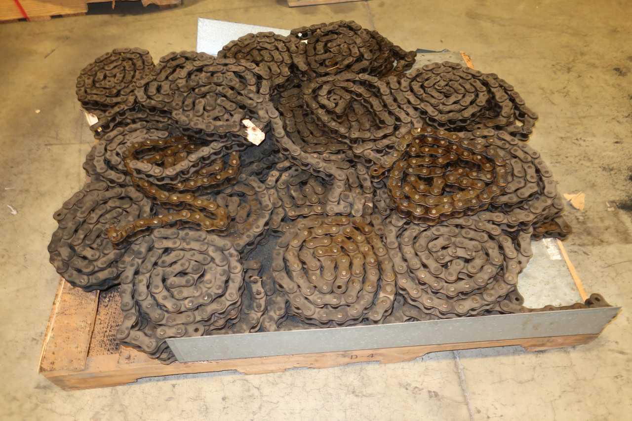 1 PALLET OF ASSORTED ROLLER CHAINS - ROLLER CHAIN