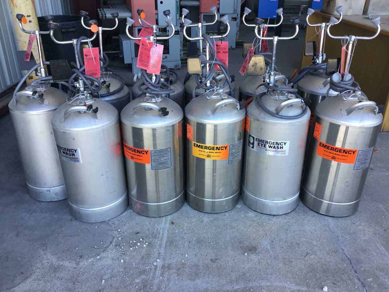 Lot of  Eye/Face/Body Wash Stations - SAFETY EQUIPMENT