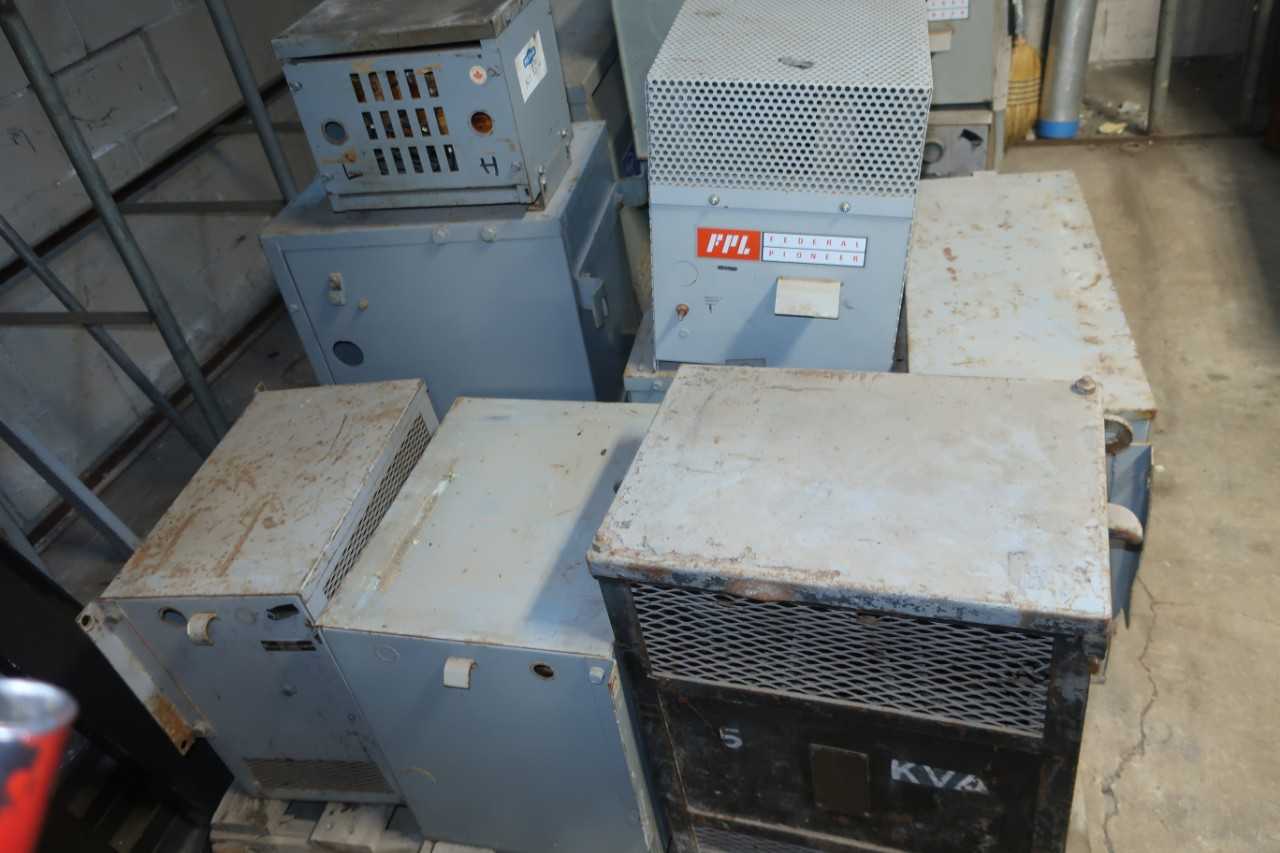 LOT OF ASSORTED TRANSFORMERS - CONTROL TRANSFORMERS