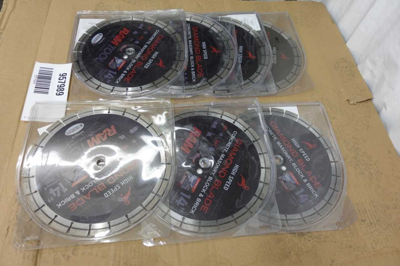 LOT OF 7 RIDGID 85261 HIGH SPEED SAW BLADES - ELECTRIC POWER TOOLS