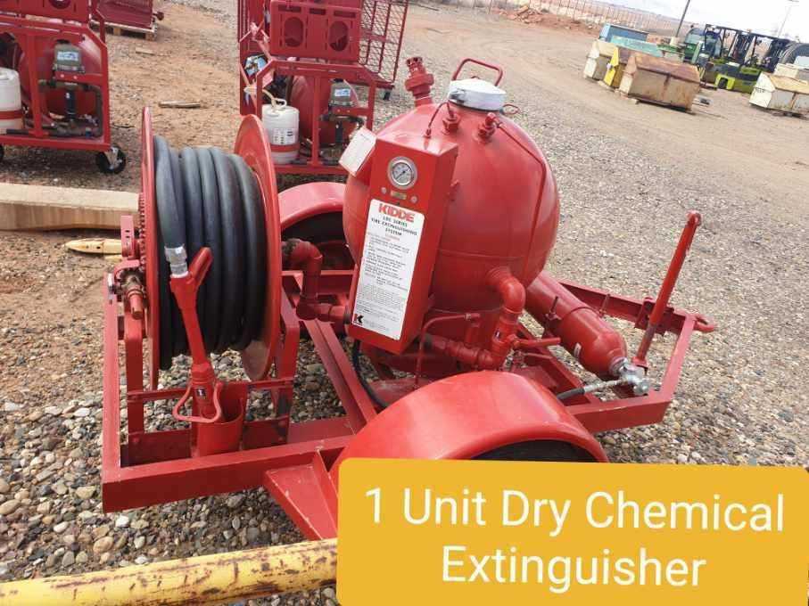 Fire extinguisher, Large Dry Chemical, Nitrogen, - SAFETY EQUIPMENT