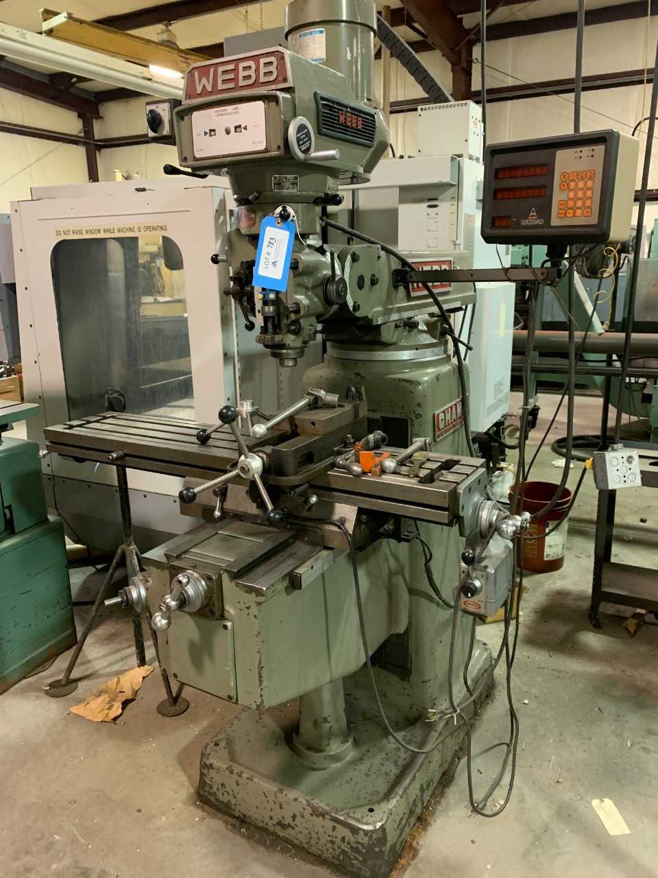 Webb 2 Axis CNC Knee Mill - MILLING MACHINES