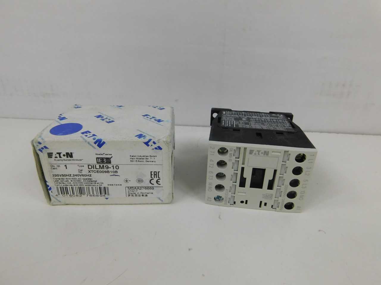 Quantity of 9x Assorted Contactors - CONTACTORS