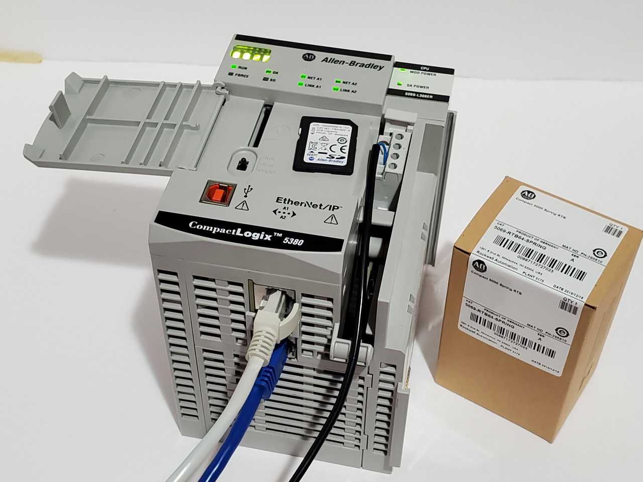Allen Bradley CompactLogix 5069-L306ER Plus Brand new 5069-RTB64 Spring - AUTOMATION & CONTROLS