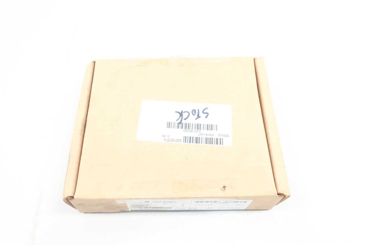 ALLEN BRADLEY 1756OA16 OUTPUT MODULE SER A - AUTOMATION & CONTROLS