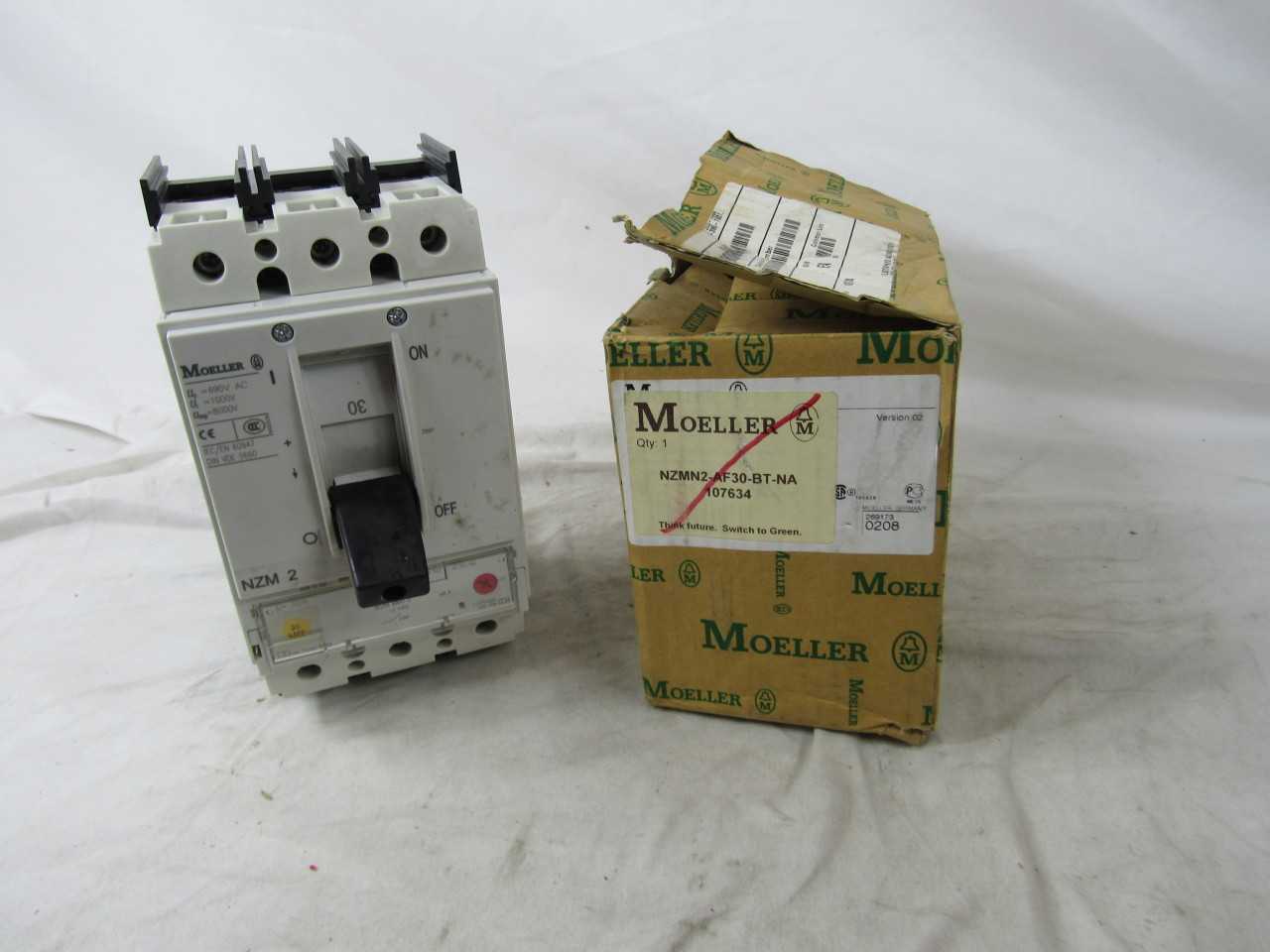 Quantity of 4x NZMN2-AF30-BT-NA MCCB/Molded Case Circuit Breakers - CIRCUIT BREAKERS Quantity of 4x NZMN2-AF30-BT-NA MCCB/Molded Case Circuit Breakers - CIRCUIT BREAKERS